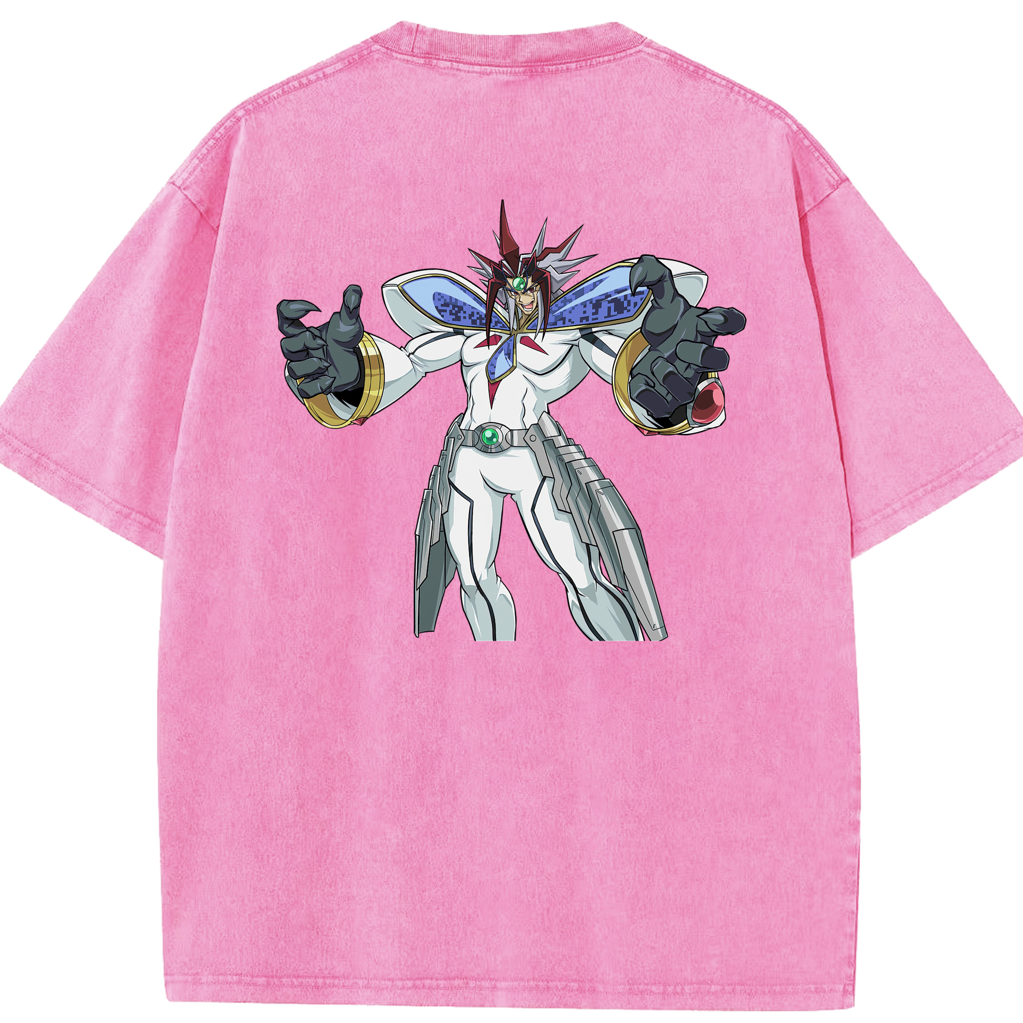 （画像用） 遊☆戯☆王 Yu-Gi-Oh! 綿100% ヴィンテージ風 半袖Tシャツ（背面プリント）